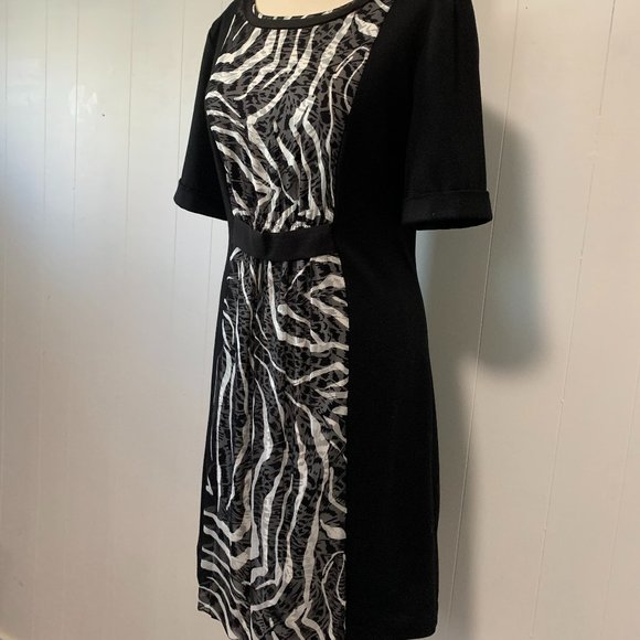 Tahari Animal Print Dress - Picture 5 of 8